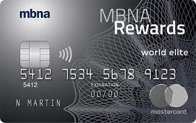 mbna rewards
