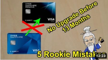 Rookie Credit Card Mistakes To Avoid