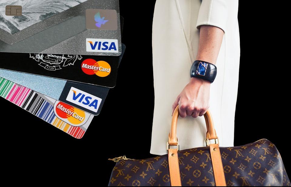 credit cards and shopping.