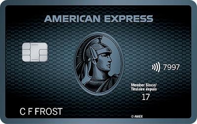 Closeup of the American Express Cobalt Credit Card