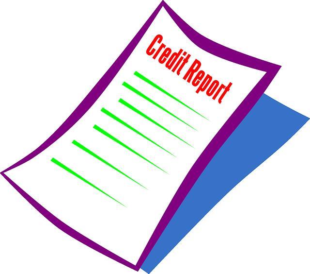 An illustration of a credit report