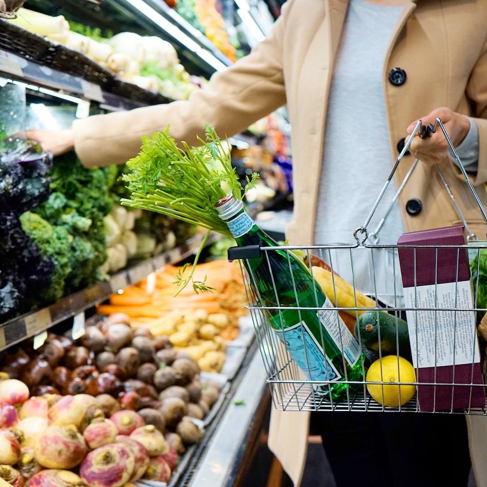 A grocery basket