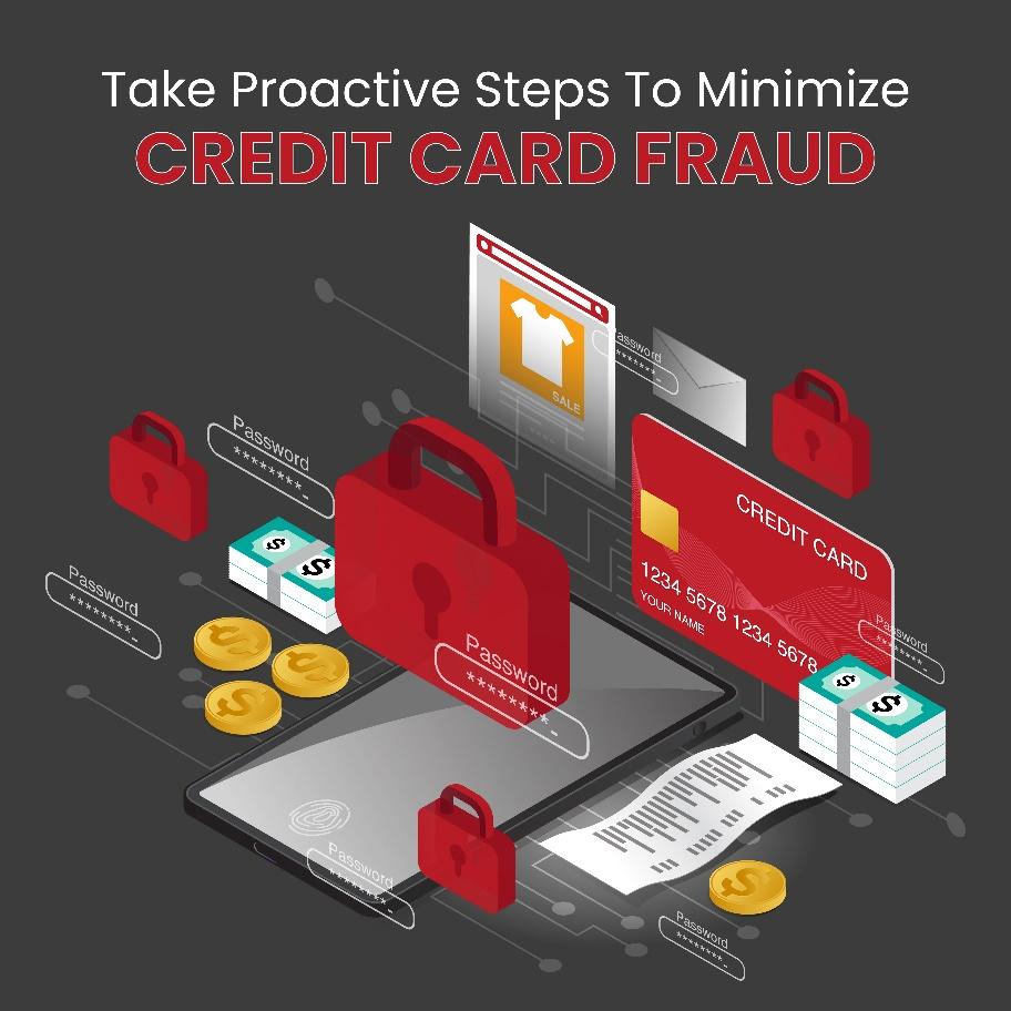 Credit card fraud can be minimized with appropriate steps
