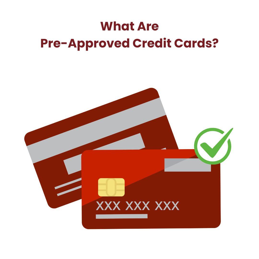 A picture of pre-approved credit card