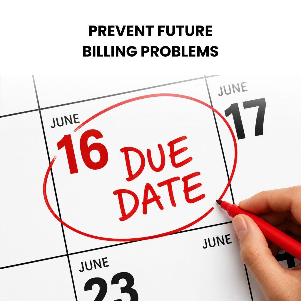 a paper calendar with circled reminder notes and a pen