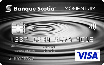 Scotia : Carte VISA* Momentum® ScotiaMD sans frais annuels