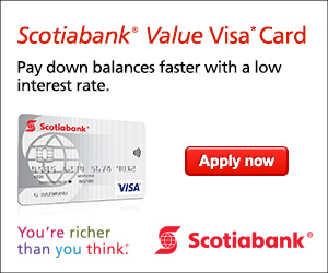 Scotiabank Value® VISA* card