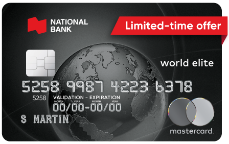 National Bank World Elite® Mastercard®