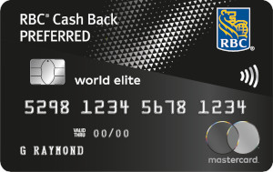 RBC Cash Back Preferred World Elite Mastercard