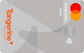 Tangerine<sup>®</sup> Money-Back World Mastercard<sup>®</sup>*