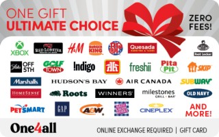 The One4all ULTIMATE eGift Card