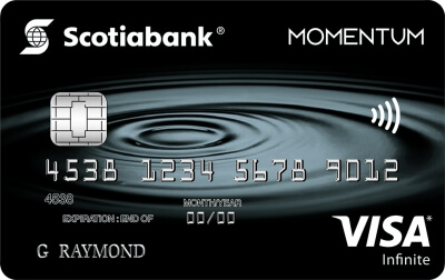 Scotia Momentum® VISA* Infinite card